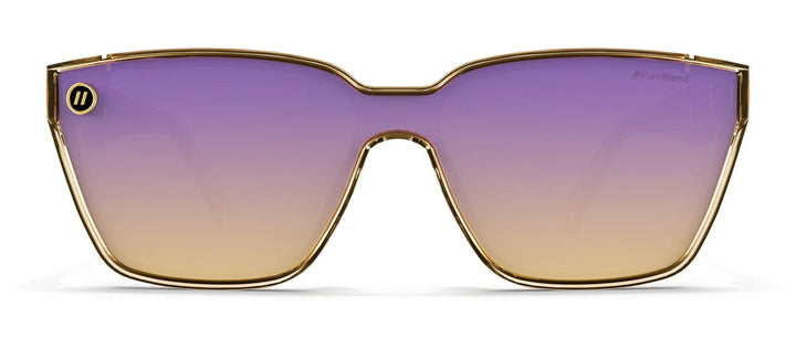 Blenders Mave X2 sunglasses in Mojave with Rainbow Lavender Champagne Polarized lenses