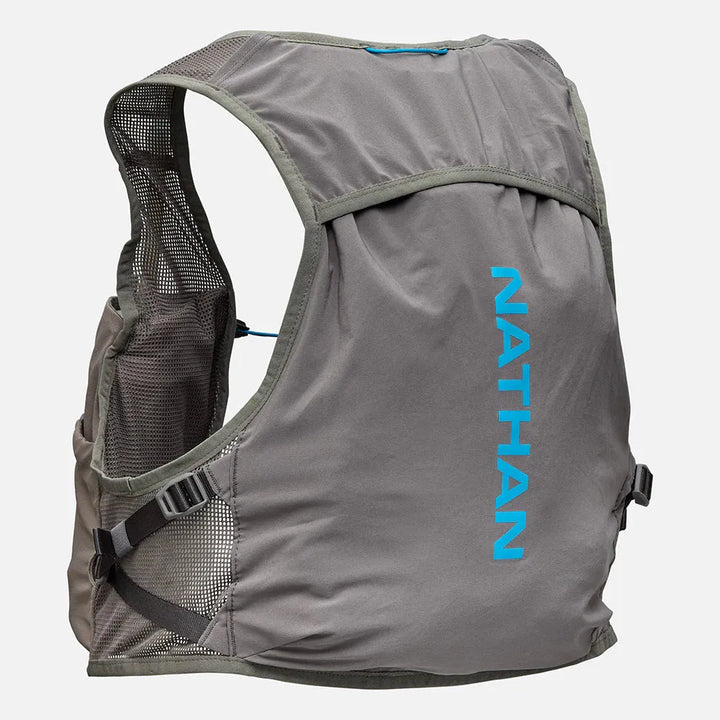 Nathan Pinnacle Breeze 4 Liter Hydration Race Vest Charcoal/Electric Blue 1
