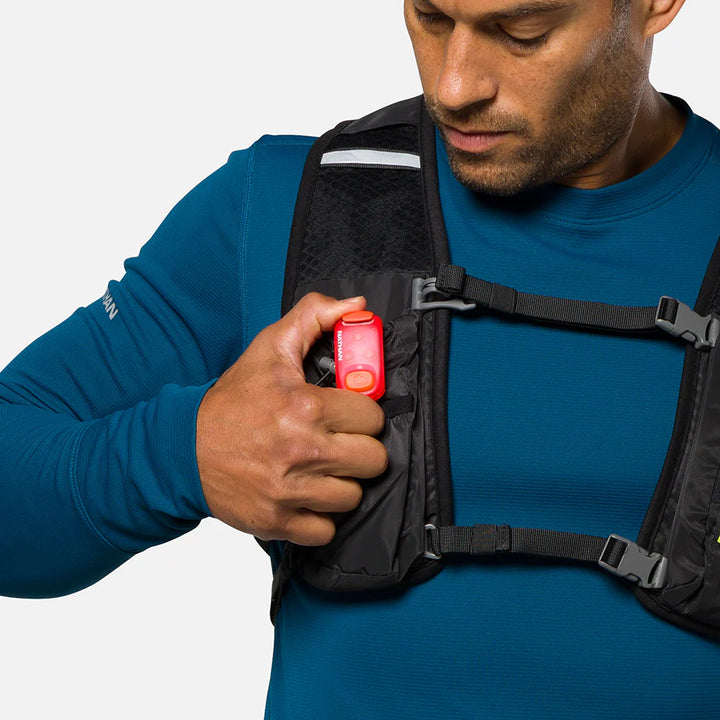 Nathan StrobeLight 2.0 LED Safety Light Clip - Ribbon Red 3
