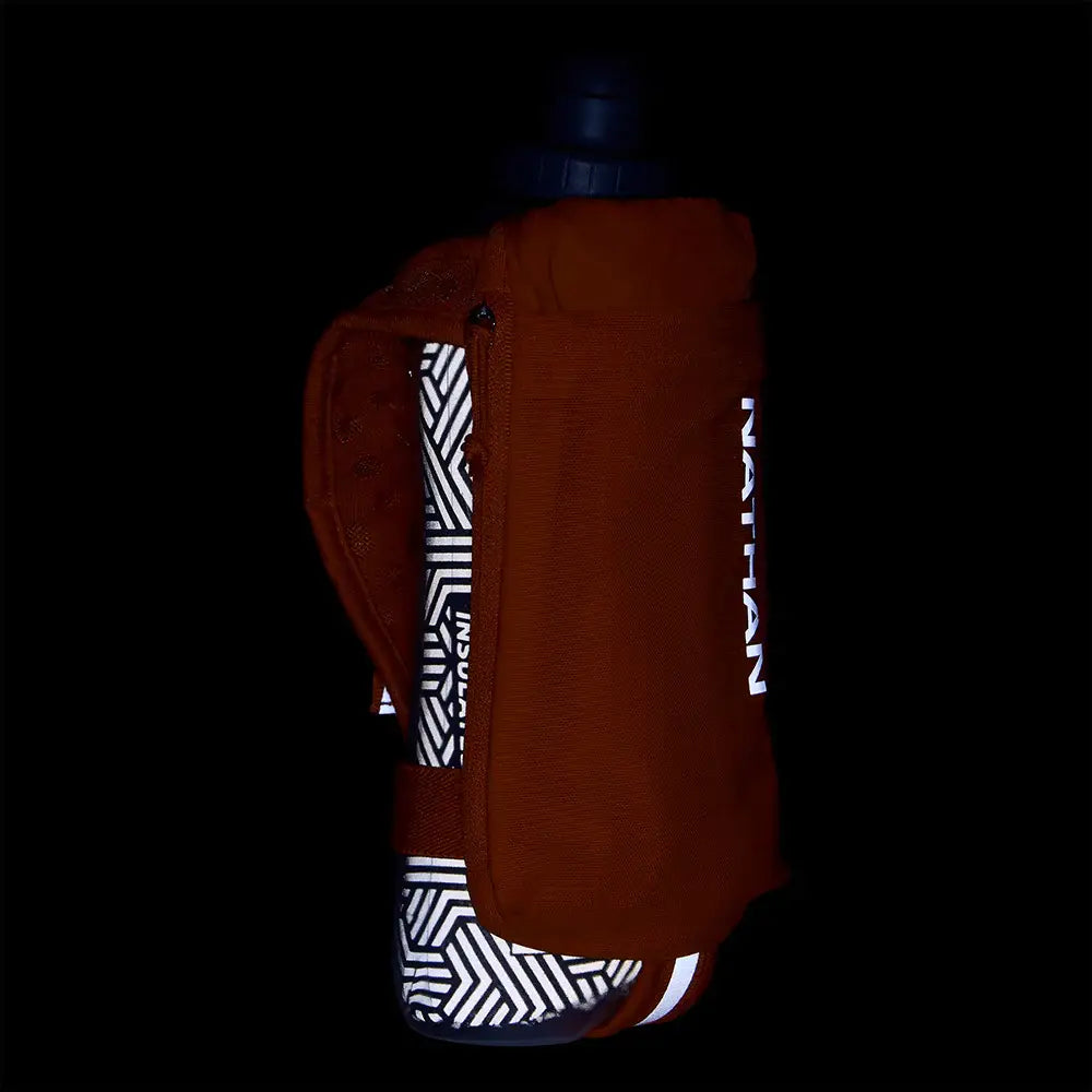Nathan SpeedDraw 2 18oz Ins. Flask Orange Blaze/Reflective Silver 1