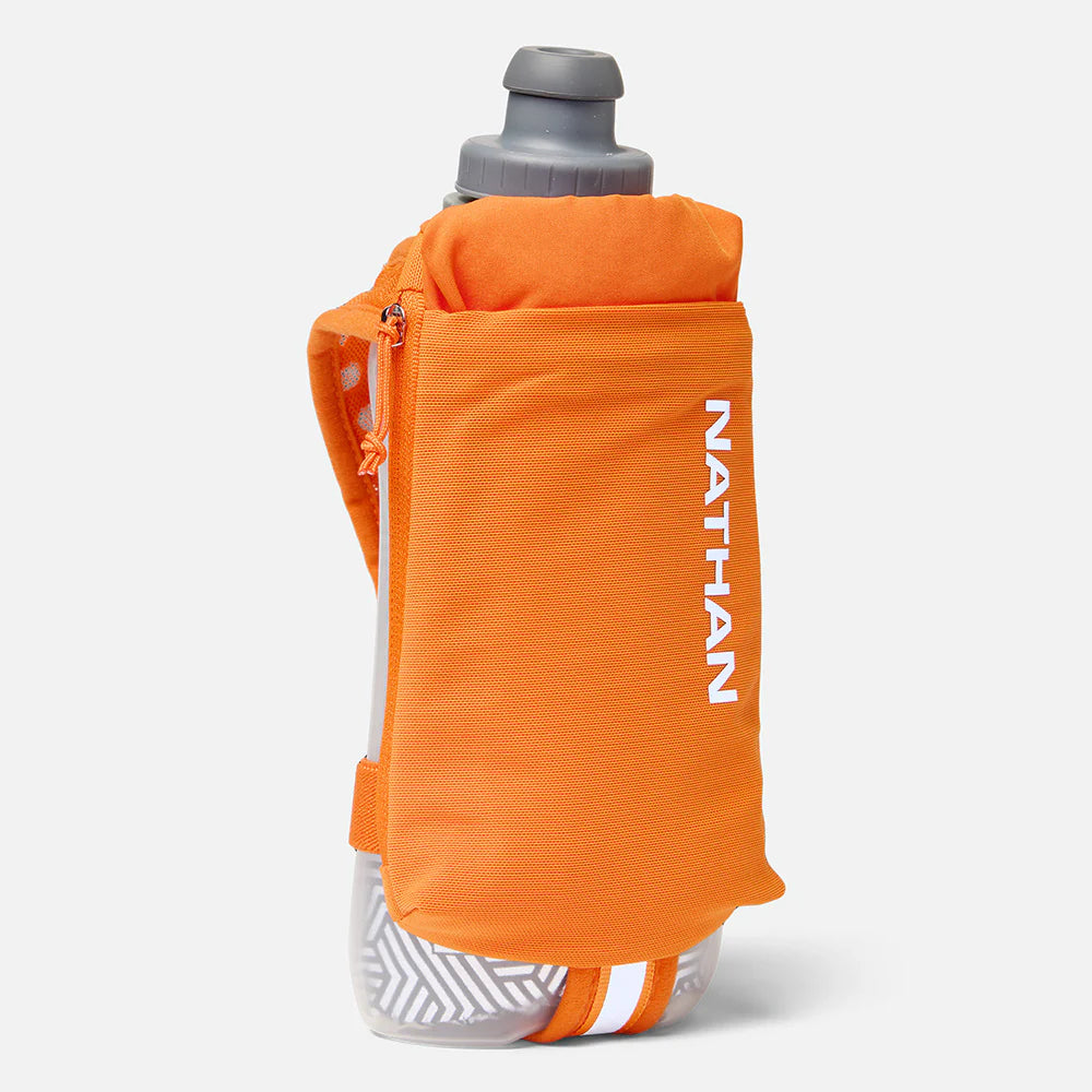 Nathan SpeedDraw 2 18oz Ins. Flask Orange Blaze/Reflective Silver 2