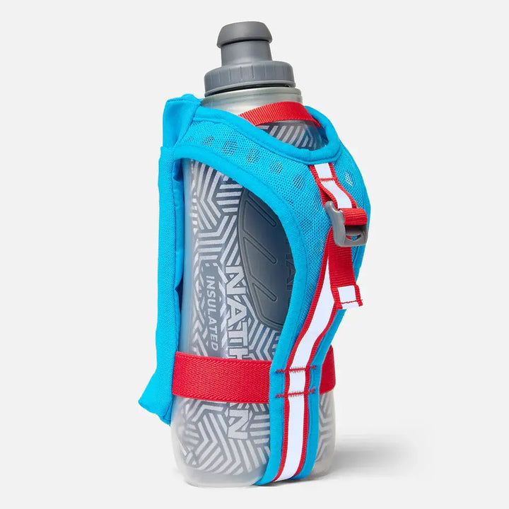 Nathan SpeedDraw 2 18oz Ins. Flask Electric Blue/Reflective Silver 1