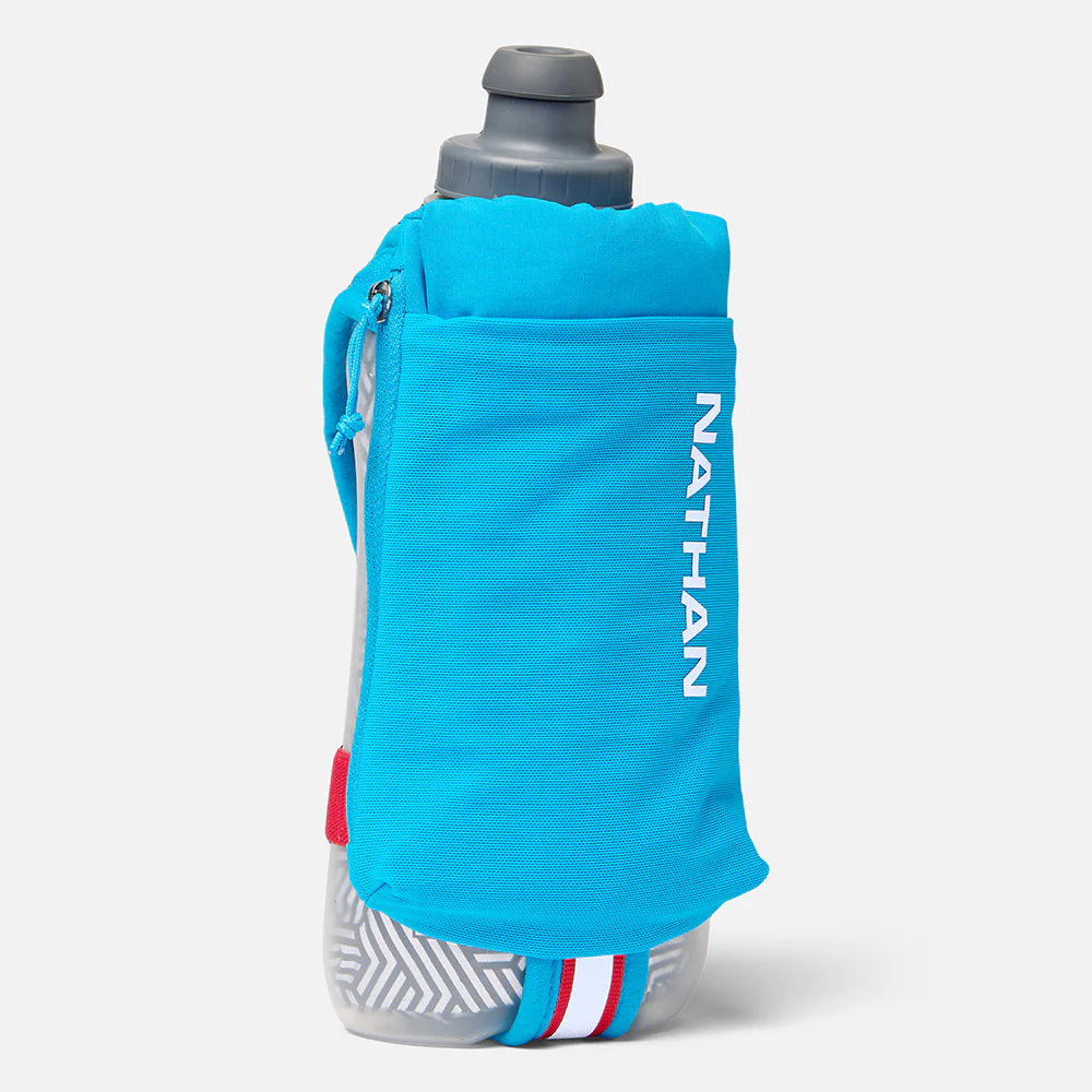 Nathan SpeedDraw 2 18oz Ins. Flask Electric Blue/Reflective Silver 