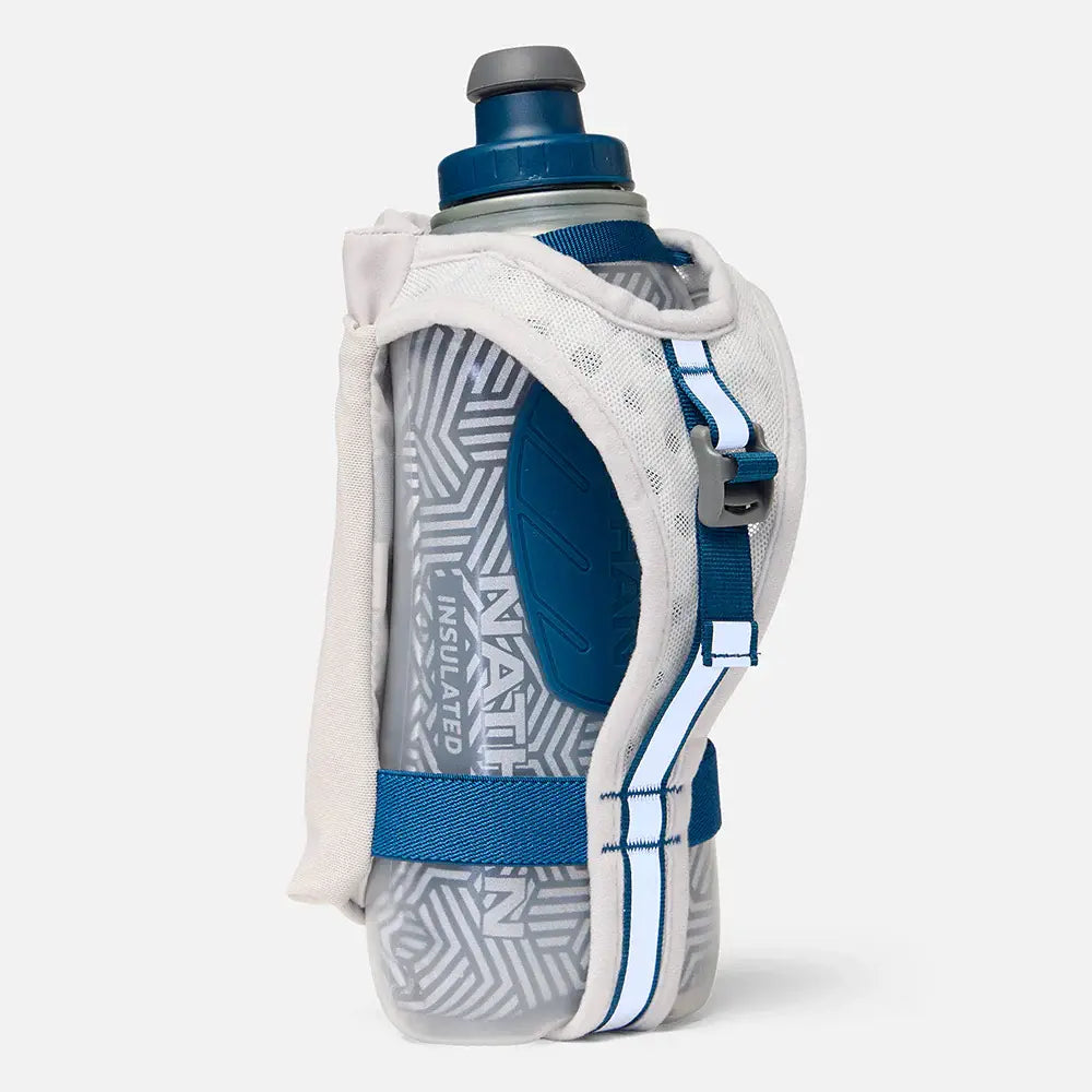 Nathan SpeedDraw 2 18oz Insulated Flask Vapor Grey/Sailor Blue 1