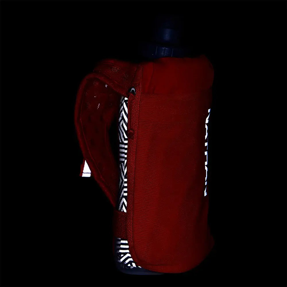 Nathan SpeedDraw 2 12oz Insulated Flask Orange Blaze/Reflective Silver 2