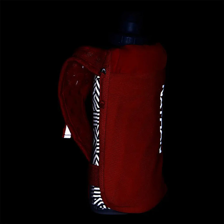 Nathan SpeedDraw 2 12oz Insulated Flask Orange Blaze/Reflective Silver 2