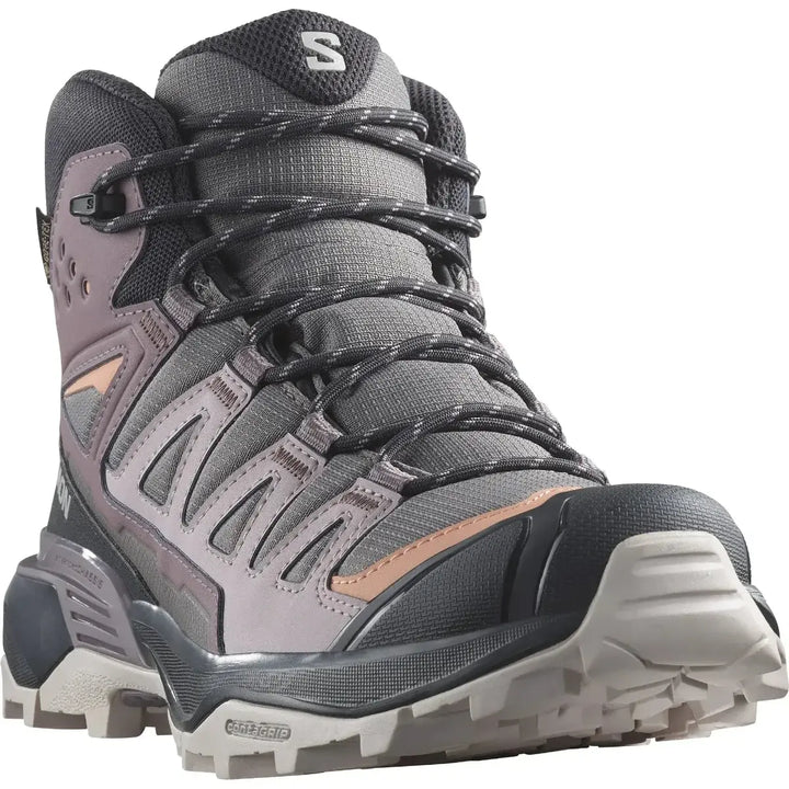 Salomon Women’s X Ultra 360 Mid GTX Plum Kitten/Phantom/Cork 4