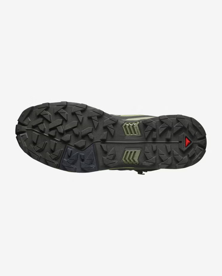 Salomon Men’s X Ultra 5 Mid GTX Peat/Gray Green/Blue Nights 2