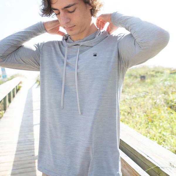 Flomotion The Adventurer Sunshirt Hoodie - Light Gray 1