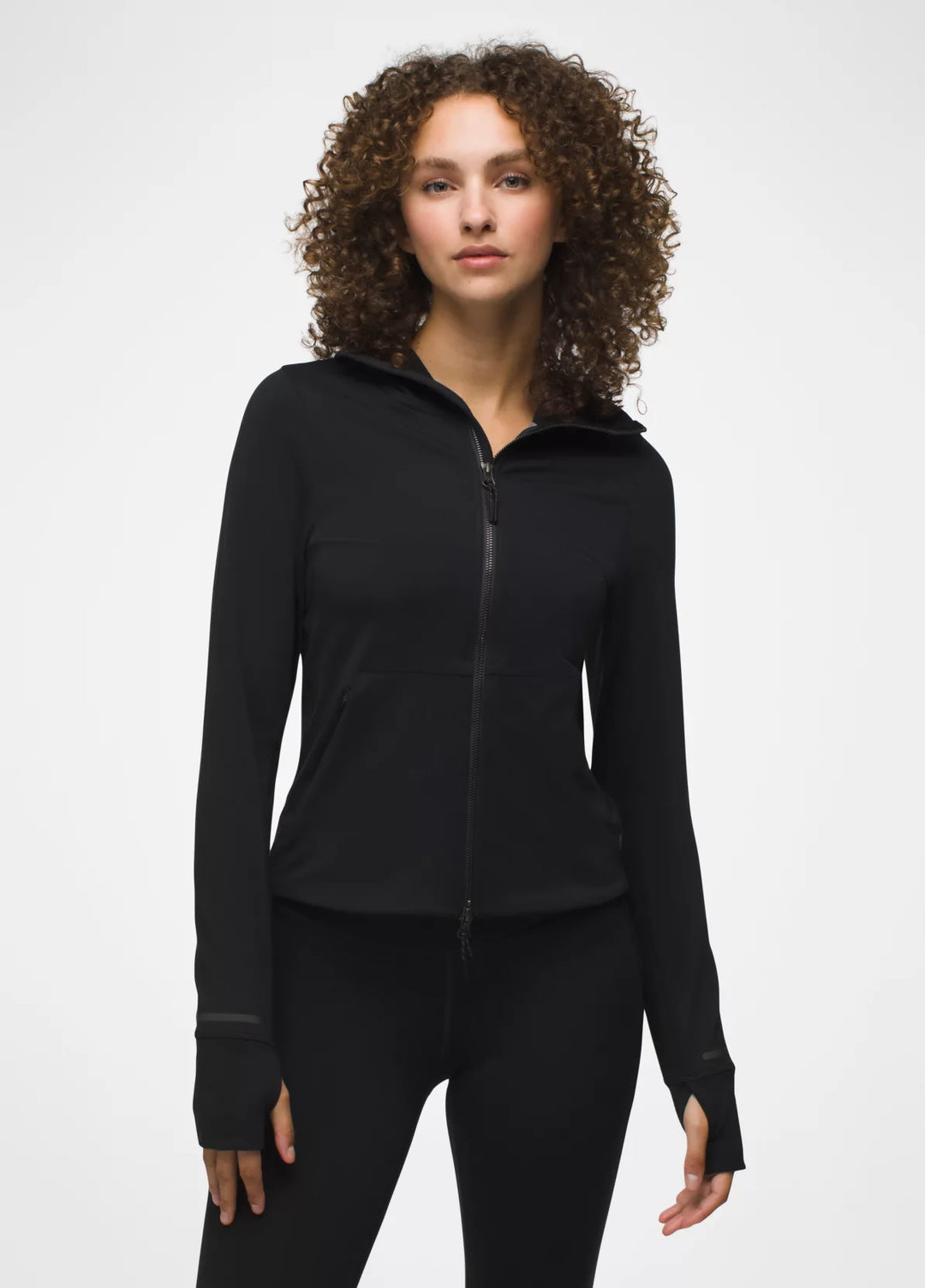 PrAna Women’s Ice Flow Jacket Black pic 2 - The Shoe Collective