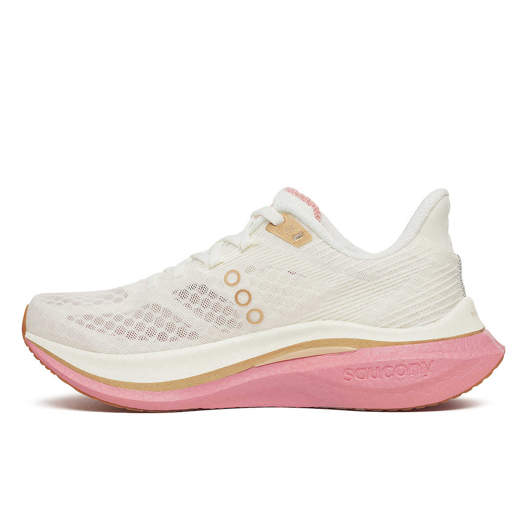 Saucony Women’s Endorphin Speed 5 Running Shoe - Ivory / Mauve 2