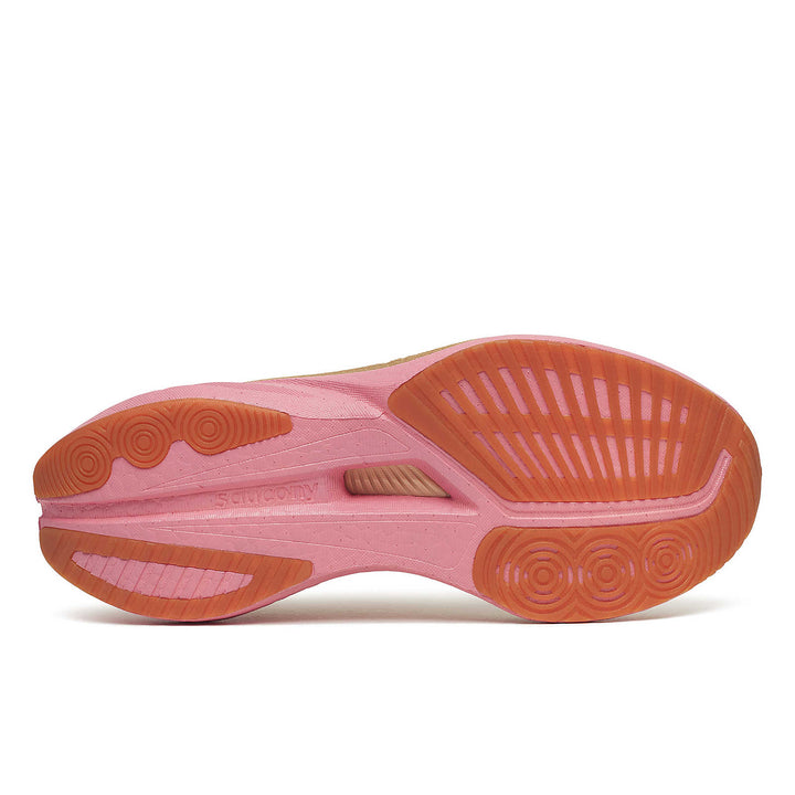 Saucony Women’s Endorphin Speed 5 Running Shoe - Ivory / Mauve 5