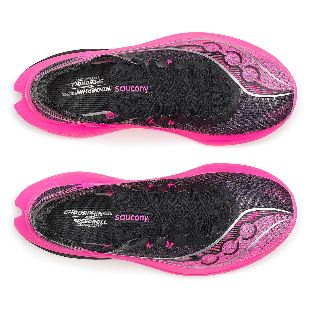 Saucony Women's Endorphin Pro 5 Black / Shock 4
