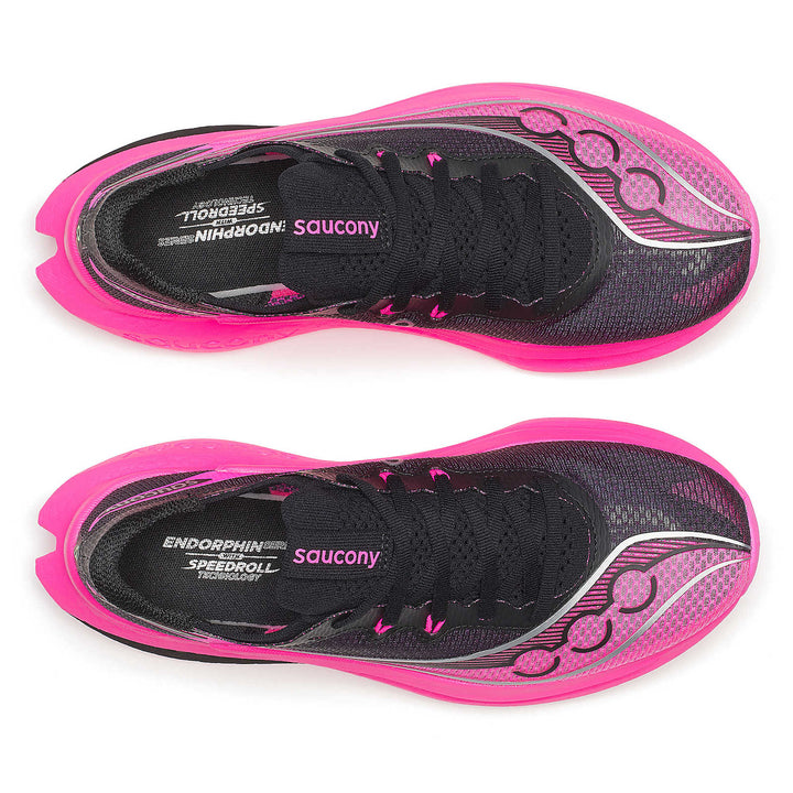 Saucony Women's Endorphin Pro 5 Black / Shock 4