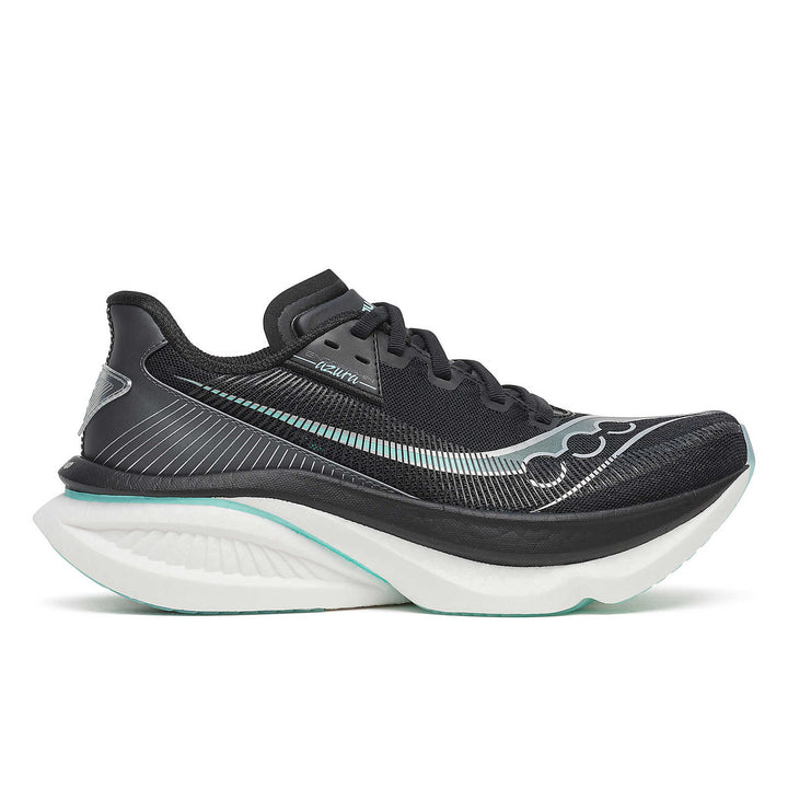 Saucony Women's Endorphin Azura Running Shoe Black/Aqua