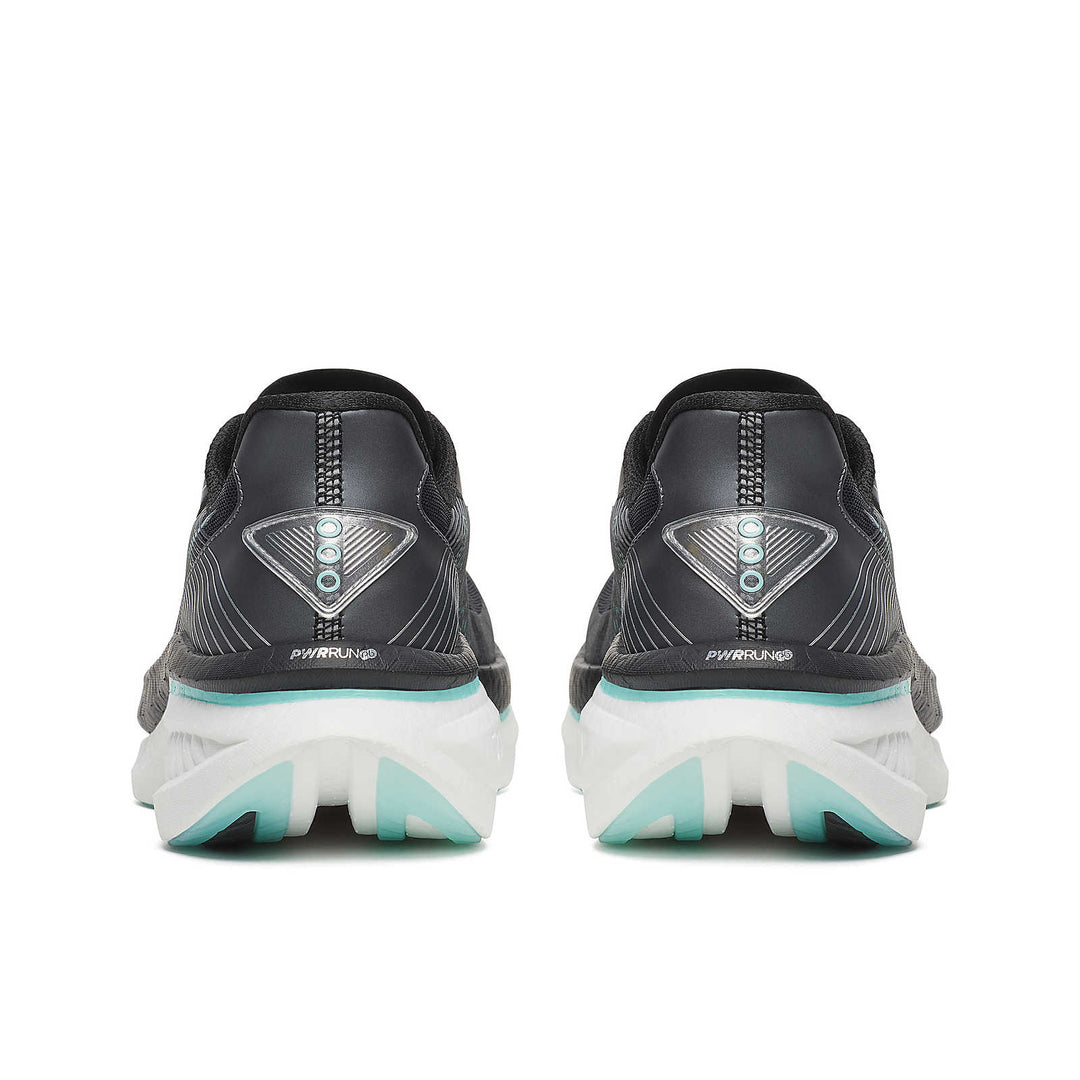 Saucony Women's Endorphin Azura Running Shoe Black/Aqua 3