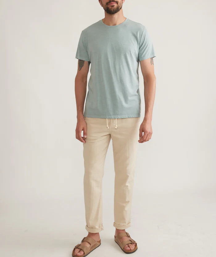 Marine Layer Signature Sea Change Tee - The Shoe Collective Grey Mist pic 4