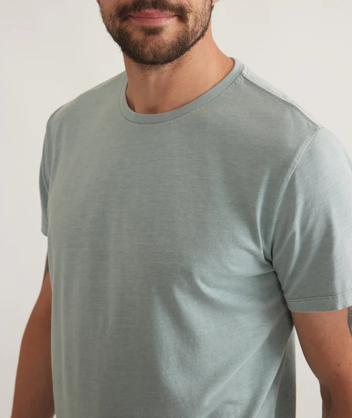Marine Layer Signature Sea Change Tee - The Shoe Collective Grey Mist pic 3