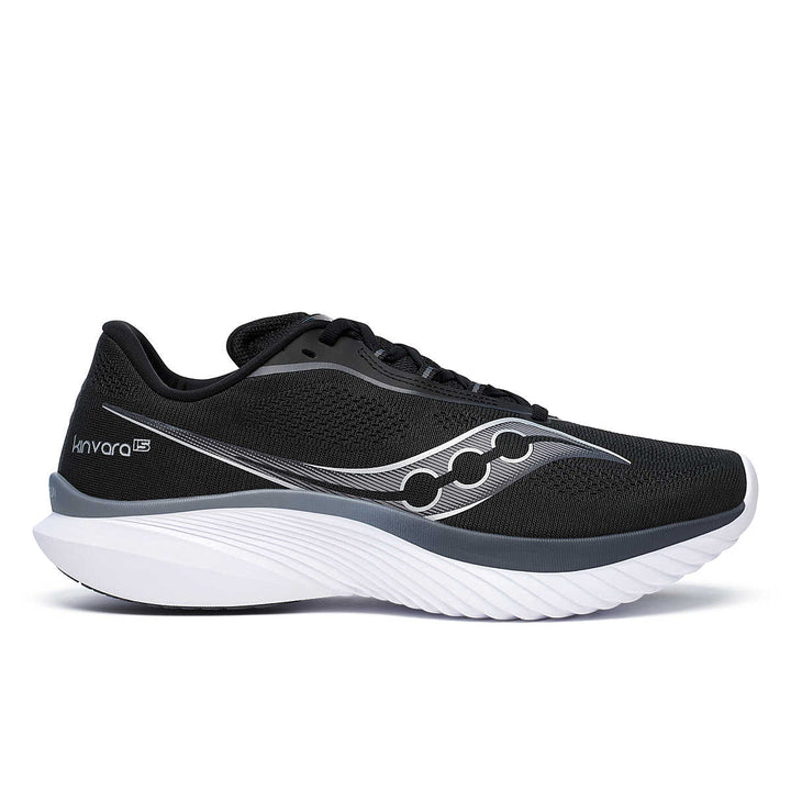 Saucony Mens Black Kinvara 15 Running Shoes pic 1 - The Shoe Collective