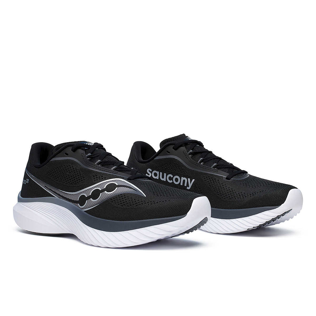 Saucony Mens Black Kinvara 15 Running Shoes pic 2 - The Shoe Collective