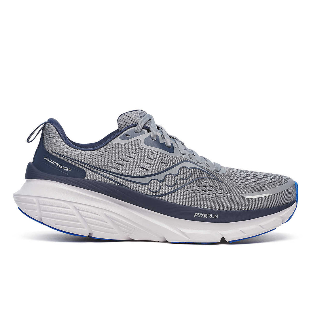 Saucony Men's Guide 18 Running Shoe Flint / Navy 