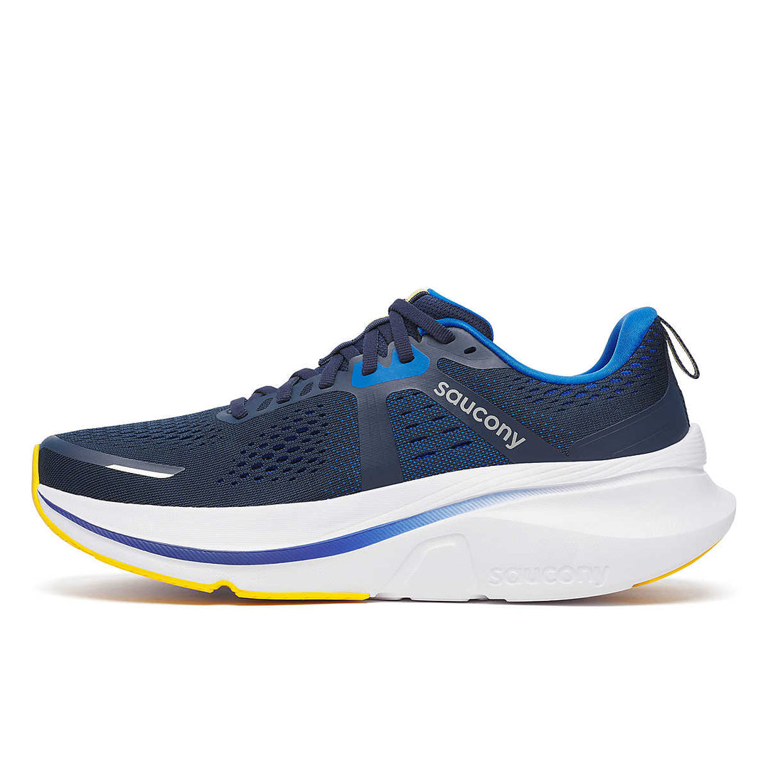 Saucony Men's Guide 18 Running Shoe - Navy/Skydiver 2
