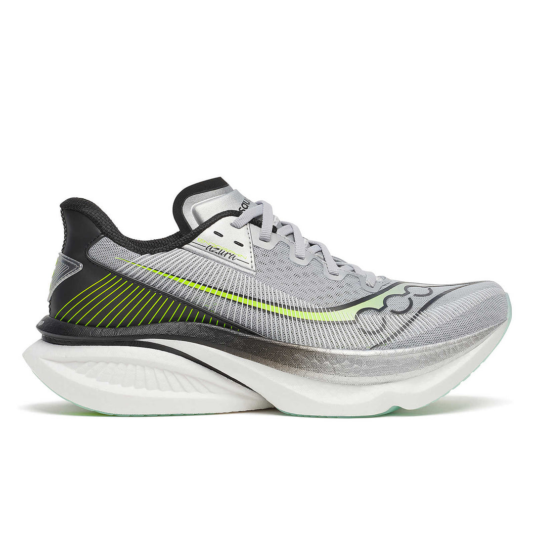 Saucony Men's Endorphin Azura Running Shoe Silver/Black