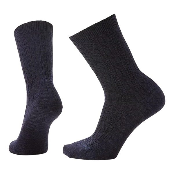 Smartwool Women's Everyday Cable Crew Socks - Deep Navy