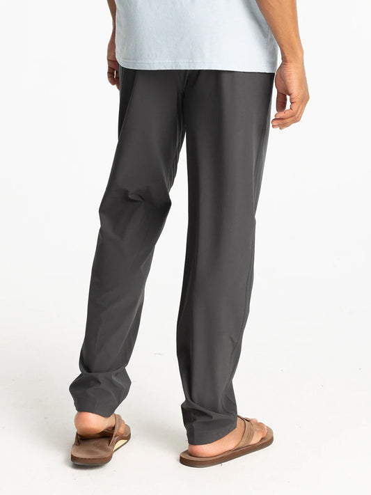 Free Fly Breeze Pant Black Sand men's travel pants side view