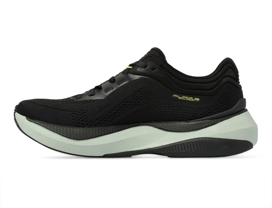 Topo Athletic Men's Aura 2 Running Shoe - Charcoal / Green inside