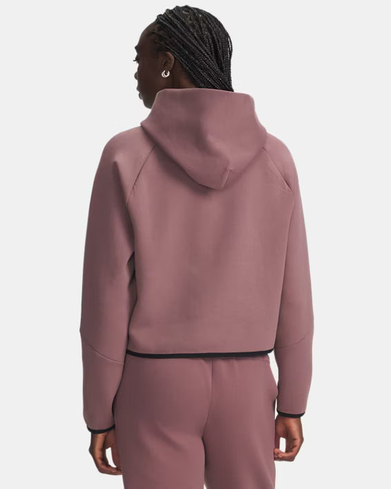 UA Women’s Unstoppable Fleece Hoodie Maroon mist 2