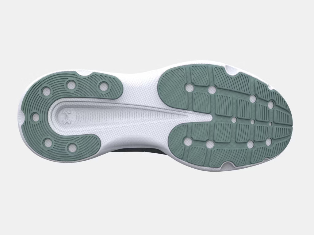 UA Womens Infinite Running Shoe Green/Blue4