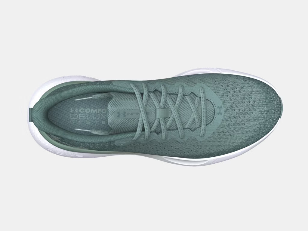 UA Womens Infinite Running Shoe Green/Blue3