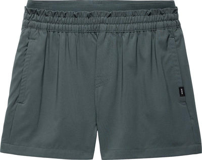 prAna Womens Wonderland Rocks Short in Grey Blue - front