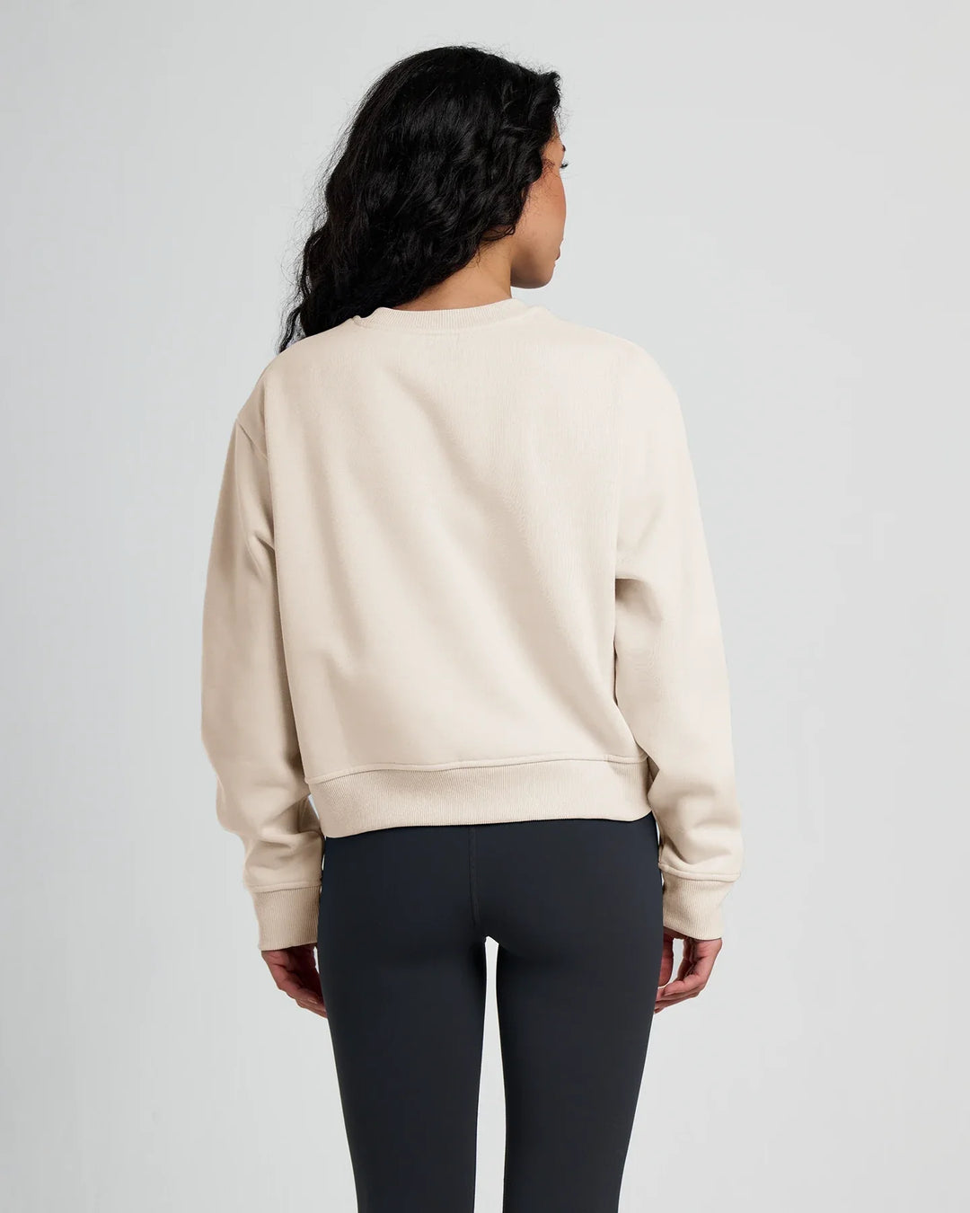 Free Fly Women's Bamboo Northcoast Fleece Crew Stone 1
