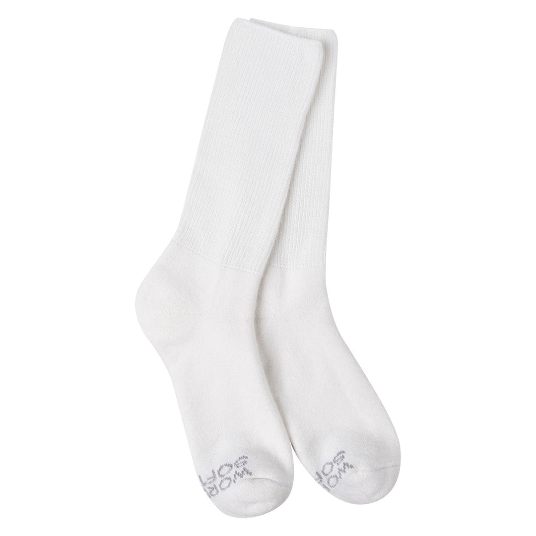 World's Softest Sensitive Comfort Fit Crew White pic 1 - The Shoe Collective