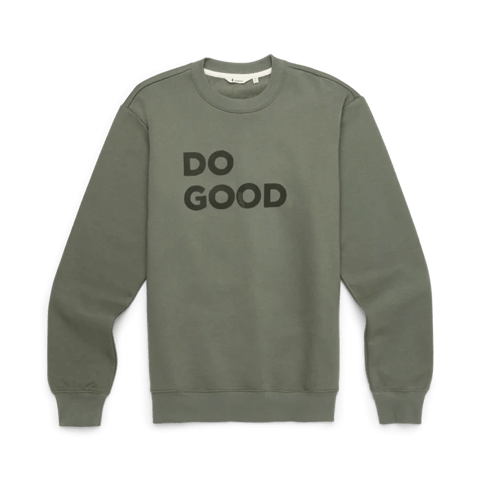 Cotopaxi - Cotopaxi Men’s Do Good Crew Sweatshirt Fatigue Fatigue pic 1 - The Shoe Collective