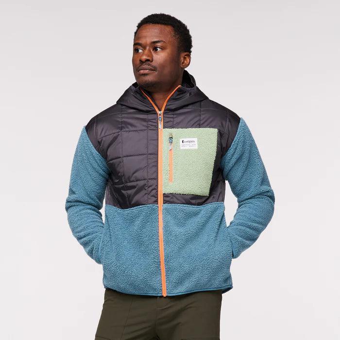 Cotopaxi - Cotopaxi - Men’s Trico Hybrid Hooded Jacket Graphite/Blue Spruce pic 1 - The Shoe Collective