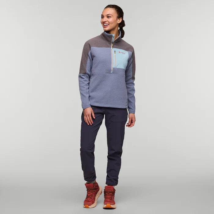 Cotopaxi - Cotopaxi Women's Abrazo Half Zip Fleece Jacket Cinder and Tempest - The Shoe Collective