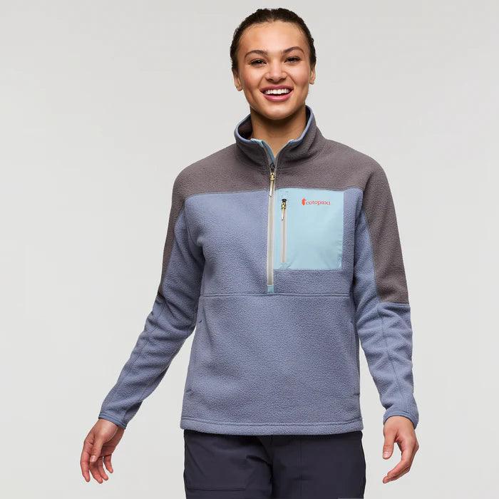 Cotopaxi - Cotopaxi Women's Abrazo Half Zip Fleece Jacket Cinder and Tempest - The Shoe Collective