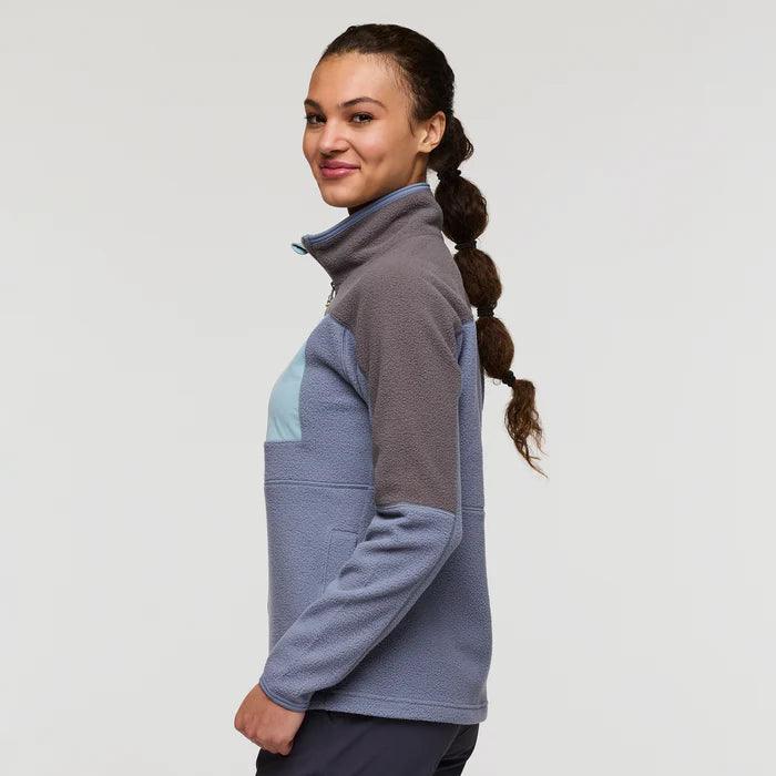 Cotopaxi - Cotopaxi Women's Abrazo Half Zip Fleece Jacket Cinder and Tempest - The Shoe Collective