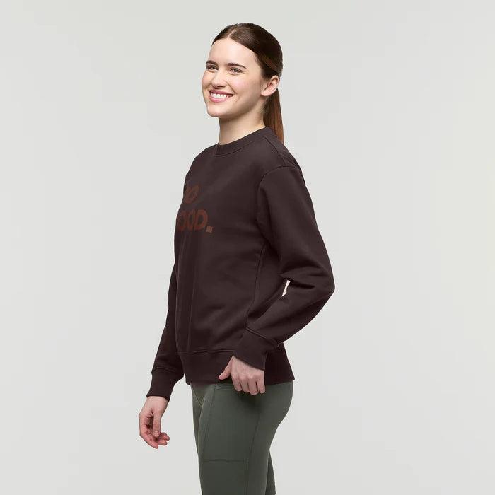 Cotopaxi - Cotopaxi Women’s Do Good Crew Sweatshirt Coffee - The Shoe Collective