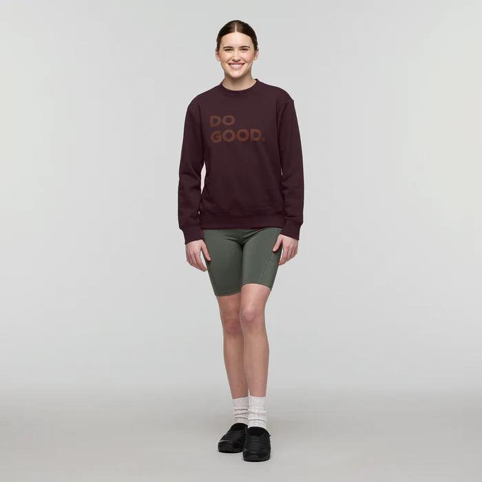 Cotopaxi - Cotopaxi Women’s Do Good Crew Sweatshirt Coffee - The Shoe Collective