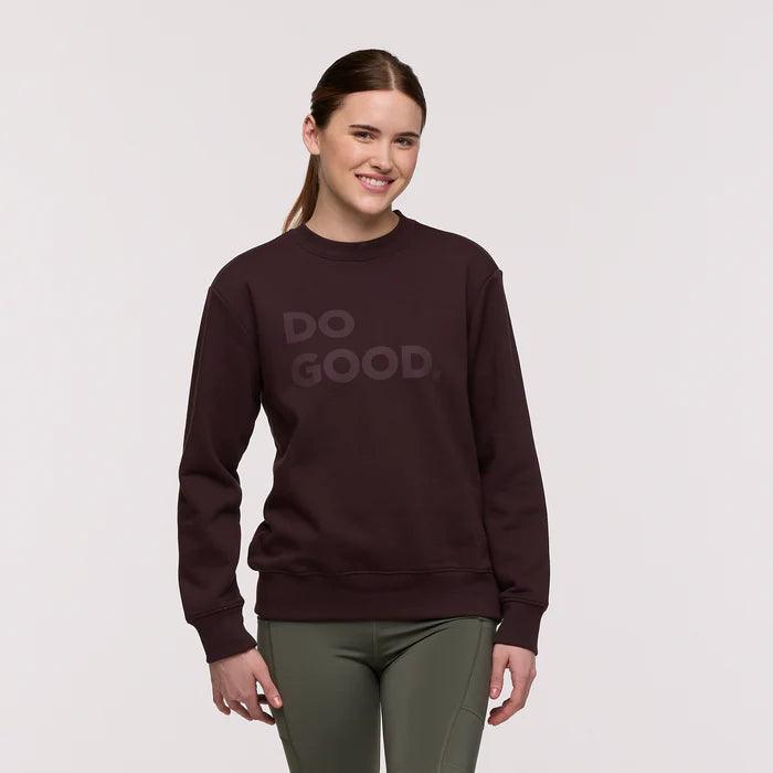 Cotopaxi - Cotopaxi Women’s Do Good Crew Sweatshirt Coffee - The Shoe Collective