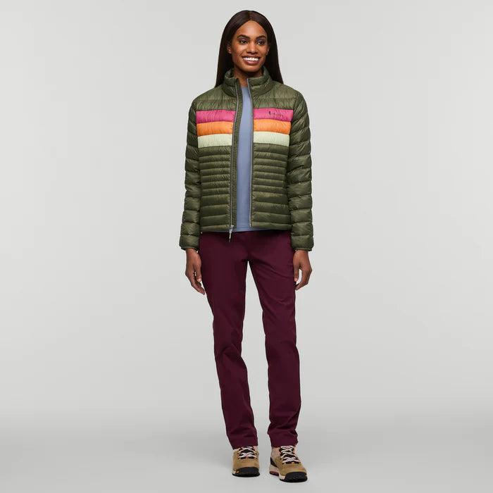 Cotopaxi - Cotopaxi Women’s Fuego Down Jacket Fatigue Stripes - The Shoe Collective