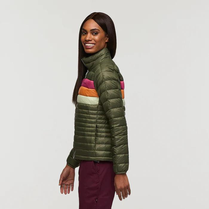 Cotopaxi - Cotopaxi Women’s Fuego Down Jacket Fatigue Stripes - The Shoe Collective