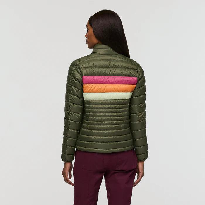 Cotopaxi - Cotopaxi Women’s Fuego Down Jacket Fatigue Stripes - The Shoe Collective