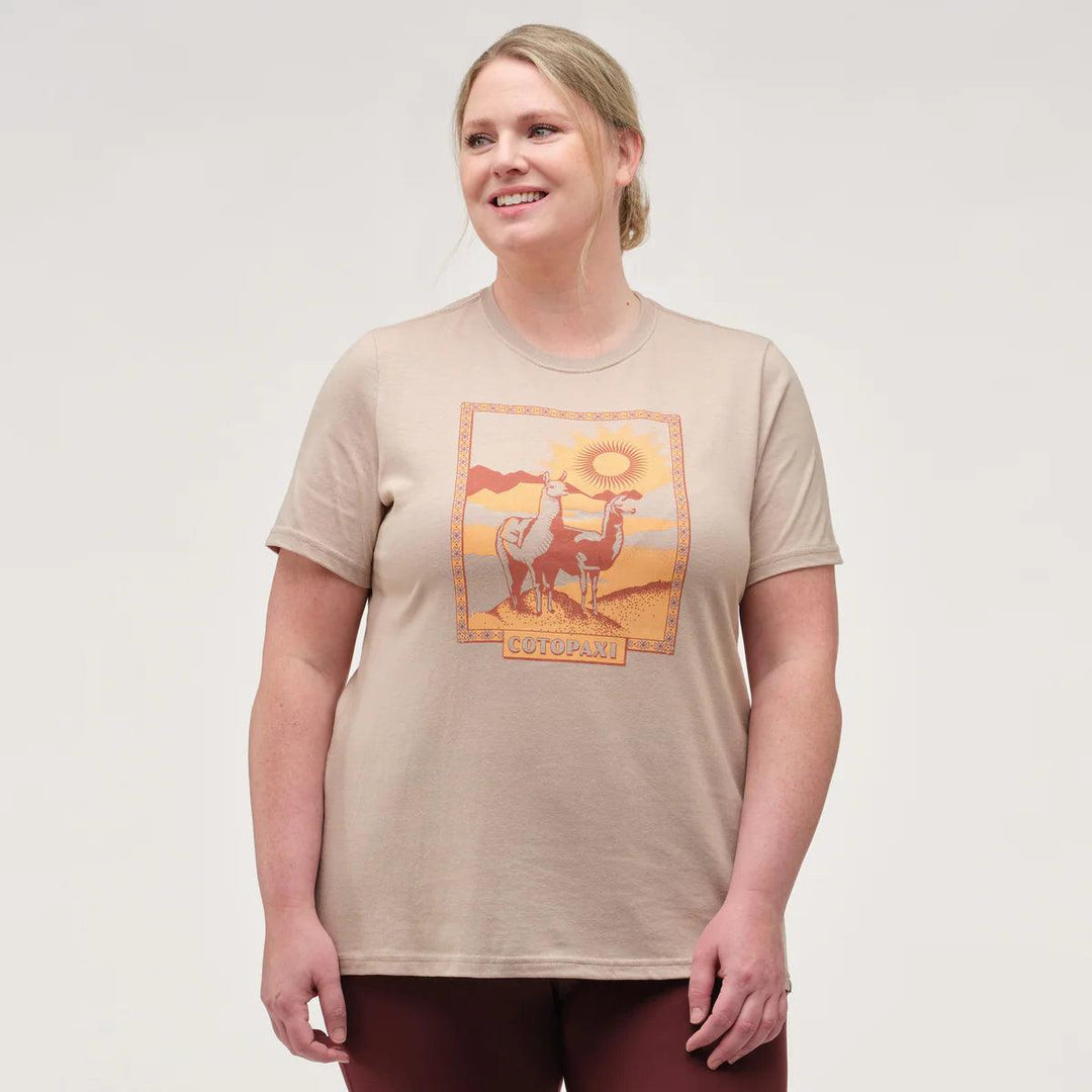 Cotopaxi - Cotopaxi Women’s Llama Organic T-Shirt - The Shoe Collective