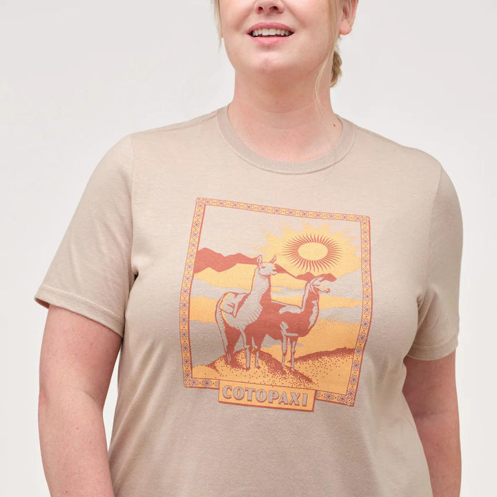 Cotopaxi - Cotopaxi Women’s Llama Organic T-Shirt - The Shoe Collective