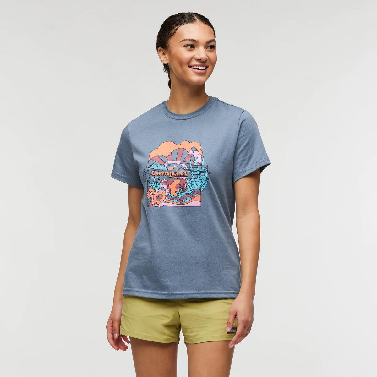 Cotopaxi - Cotopaxi Women’s Utopia Organic T-Shirt - The Shoe Collective